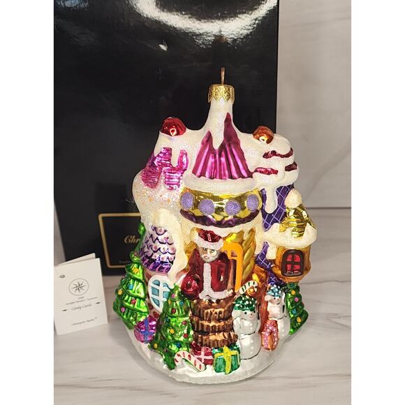 Retired, Vintage Christopher Radko "Candy Castle" Ornament 1998 #98-SP-36 - Picture 4 of 10